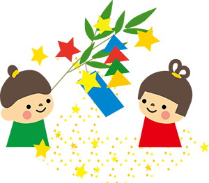 ＜７月＞ 夕涼み会 七夕集会 七夕製作 一番街七夕祭り参加